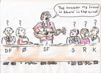 Julekalender med Ole Vedbys tegninger