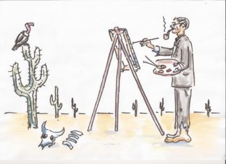 Julekalender med Ole Vedbys tegninger