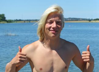 Tue er Danmarksmester i trick-vandski