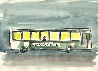 Seks busser, syv børn og en masse diesel