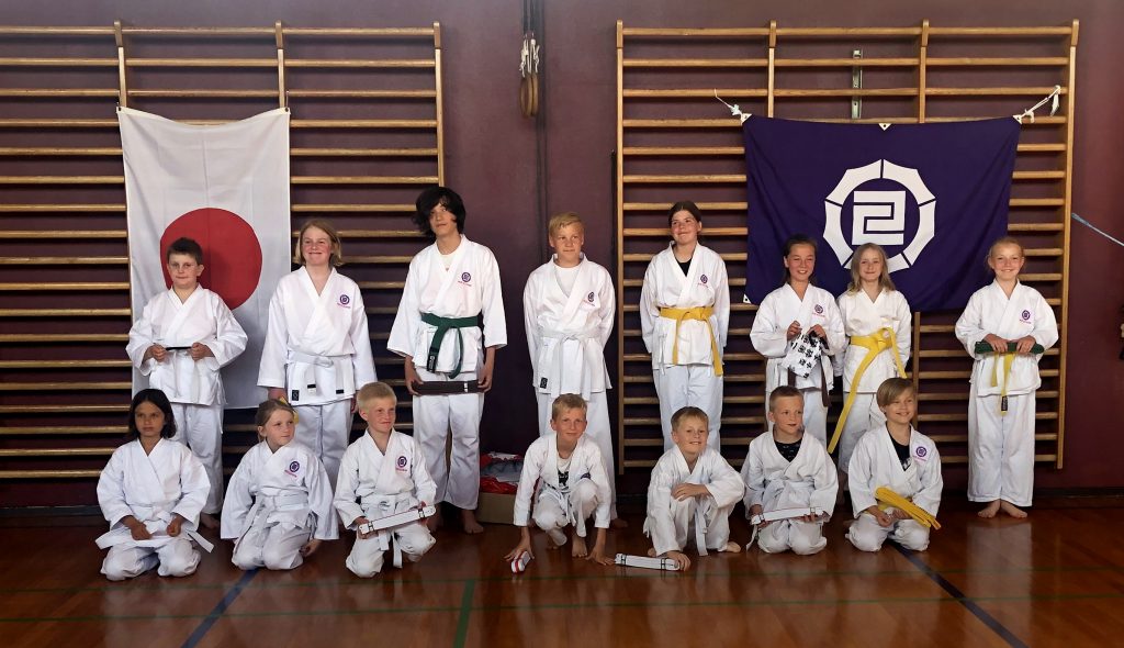 Karate gruppebillede