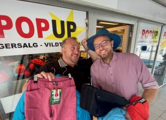 Fantastisk slutning på pop up shop i Langeskov