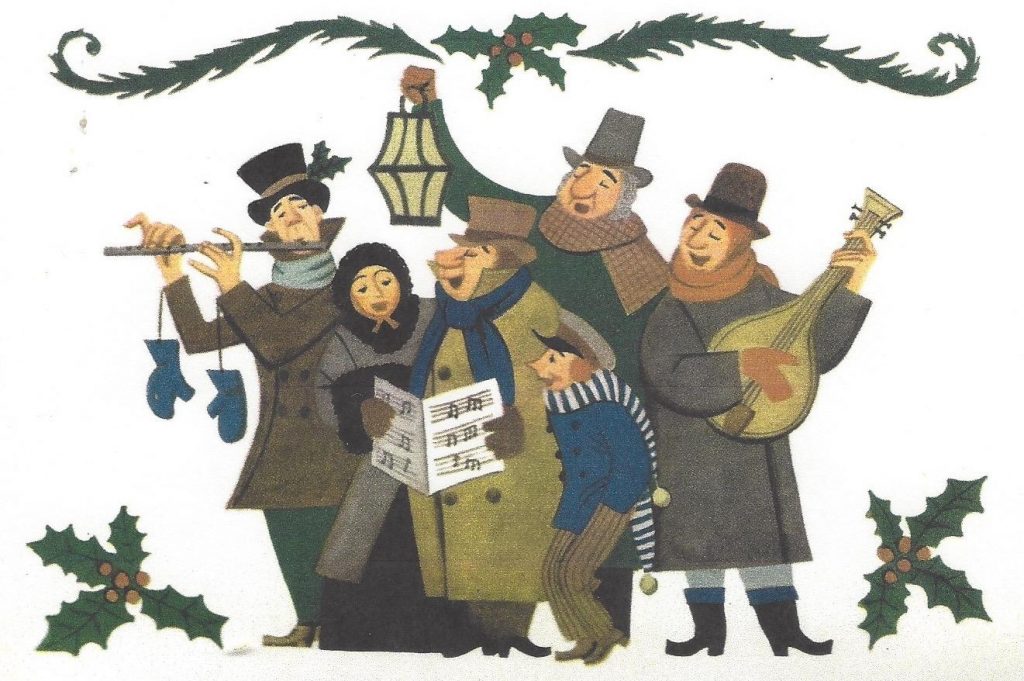 Carolers drawing