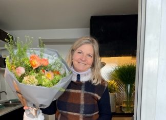 Naturen er i fokus for hendes blomsterkunst