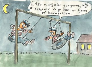 Er gyngerne i Kølstrup virkelig stjålet?