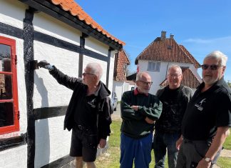 8 frivillige pensionister passer godt på Svanemøllen
