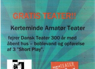 Kerteminde fejrer 300 års dansk teater