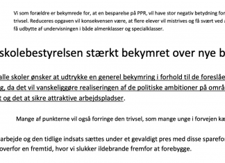 Høringssvarene er inde, og de viser alle det samme – nemlig stor bekymring
