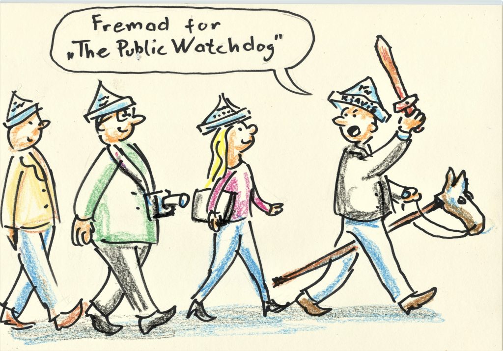 Tegning, Ole Vedby, Kæphest