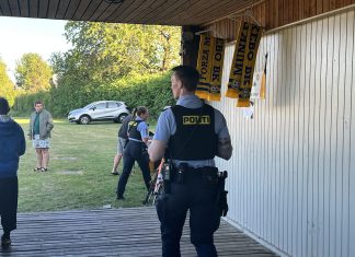 Politiefterforskning af forsøg på brandstiftelse under Munkebo BKs kamp i aftes