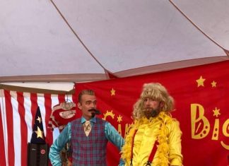 Interaktivt cirkusshow på Camp Hverringe