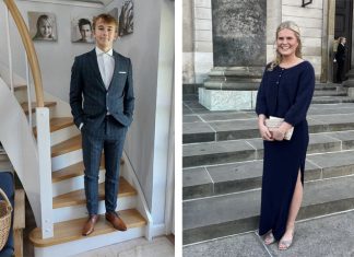 Line og Nikolaj fik en oplevelse for livet sammen med de kongelige