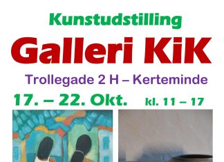 Kunstudstilling på Galleri KiK