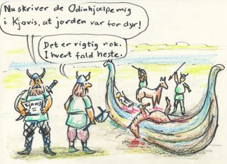 Tegning af Ole Vedby: Kongelig jordpris Img519