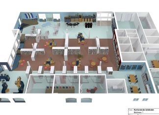 Lang nedtælling til åbning af det nye bibliotek Bibliotek