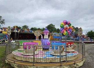 Byfest med tivolipark ved Kerteminde Nordstrand 20240529 140009