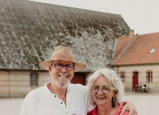 Kunstelskende par er tilbage i Kerteminde med fuldt blus på kunstfestival i en hel uge Bente Og Michael Grønlund Artweek Fotograf Liv Kastrup