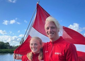 Sølv og guld til Kerteminde: DM i vandski 2024 var en stor succes Clara Og Tue