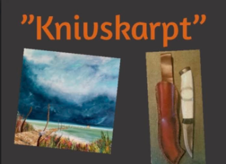Fire meget forskellige kunstnere udstiller sammen på Galleri KIK Knivskarpt