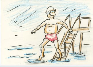 Lørdagsklummen: Jeg – en tovlig vinterbader John Vinterbader