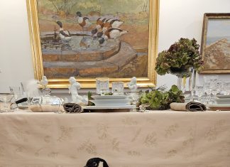 Så er der dækket op til jul og fest på Johannes Larsen Museet 20241115 144923