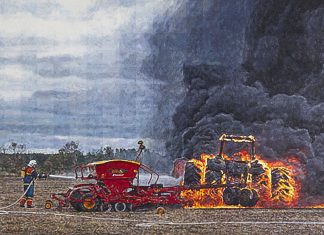 Ny særudstilling viser kunst af moderne landskabsmalere Ad Helvede Til (sÆdemanden). 2021. 140 X 230 Cm. Akryl På Plade. Allan Otte (1)