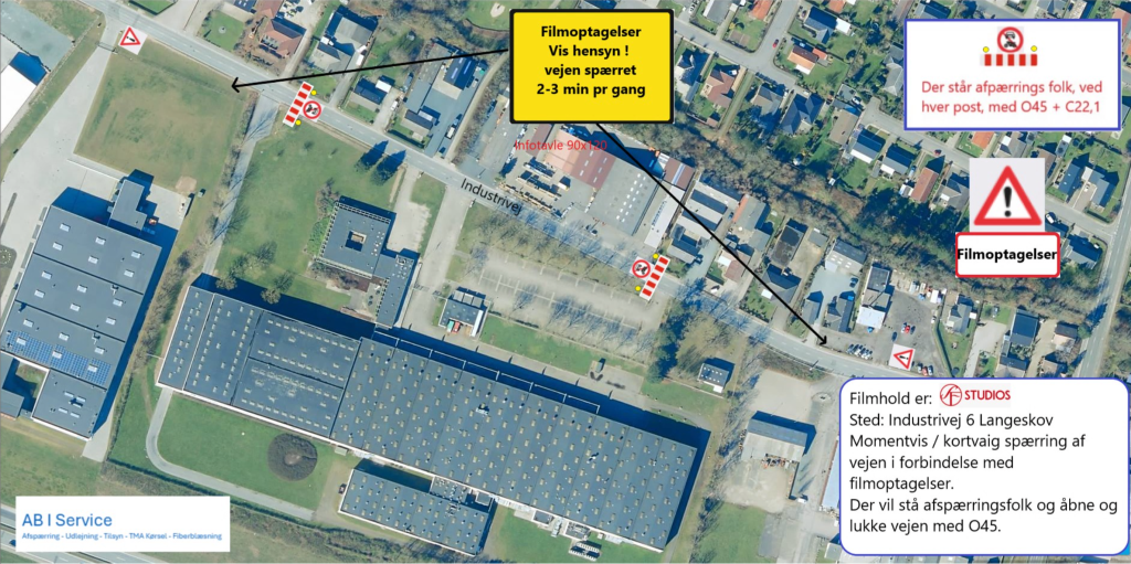 Industrivej spærret