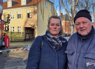 Brand i ejendom i Skolegade – beboere frygter branden er påsat Brand Skolegade Charlotte Henriksen Og Poul Erik Andersen