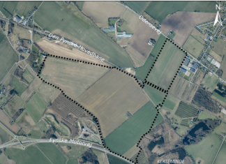 Solcellepark beskæres i 11. time for at give plads til erhverv Solcelleanlæg Vejrup