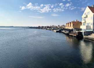 Hør om klimaforandringernes udfordring for Kerteminde som kystby Kerteminde fjord fiskergade lillestranden