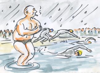 Lørdagsklummen: Triatlon iført speedos – og en smøg Img620