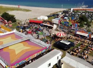 Tivolipark fra Herning til strandfest i Kerteminde i pinsen Kerteminde strandfest