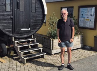 – Alle er da hjertelig velkomne i Bregnør Fiskerleje Lars toft rasmussen bregnør fiskerleje sauna