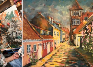 Fra krigens gru i Syrien til Kertemindes idyl syriske kunstner Hani Arsan