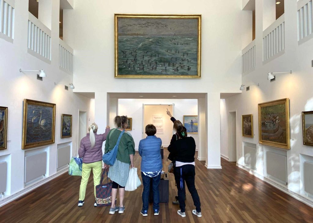 Knortegæs ud for kerteminde kan lige nu ses i samlingen på johannes larsen museet. foto ditte bønnelycke tromborg
