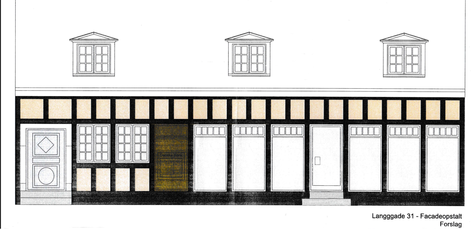 Langegade 31 facadeforslag september