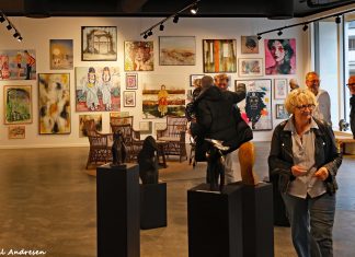 Ekspressive malerier møder bronzeskulpturer i Galleri Havn 01 Galleri Havn (4)