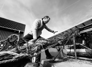 Farvel til den sidste bundgarnsfisker i Kerteminde Sort hvid v2