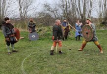 Vikingekrigere brugte påskens første dag på kamptræning 20260402