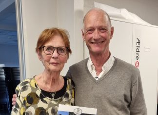 Generalforsamling i god stemning Lise og Klaus Munkebo Kro