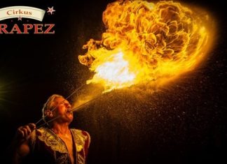 Cirkus kommer til byen Cirkus Trapez