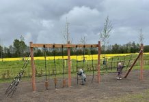 Ny legeplads i Rynkeby indviet af unge kvalitetsbevidste brugere IMG 6220 (1)