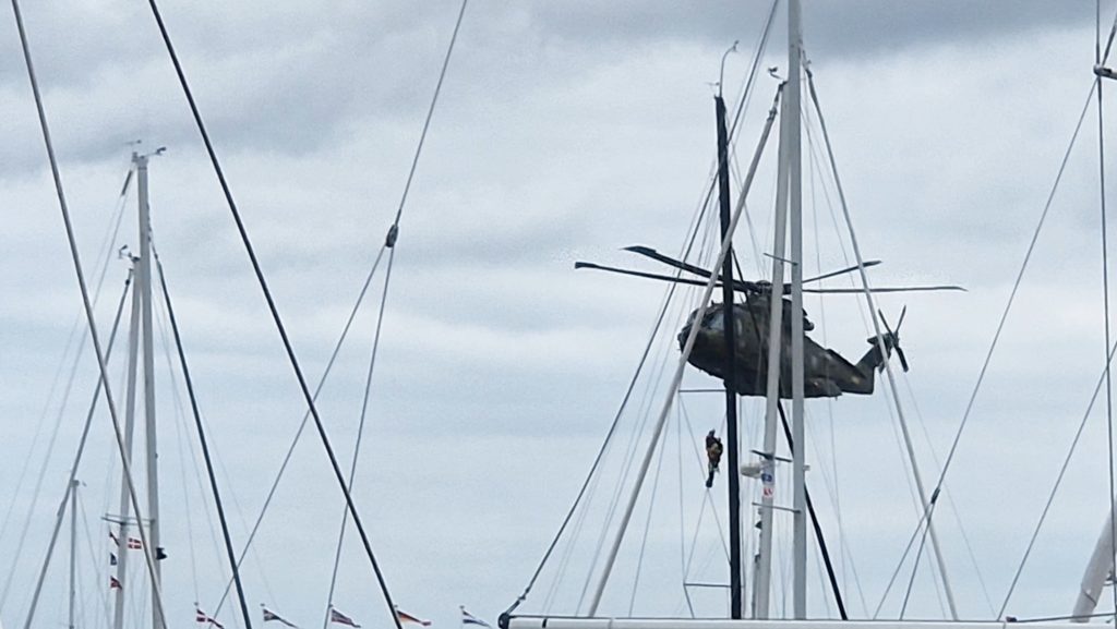 Marinaens Dag redningshelikopter
