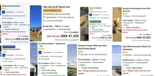 Overnatning hotel sommerhus