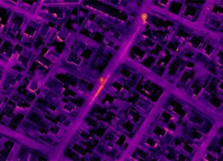 Drone finder lækager i fjernvarmerør i Langeskov Termografi Langeskov