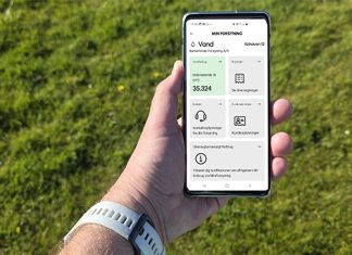 Hold øje med dit vand på mobiltelefonen MinForsyning app