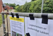 Larver lukker legepladser Egeprocessionspinder DUI Leg og Virke Munkebo