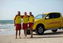 Livreddere fejrer 20 års jubilæum på nordstranden og byder på kage Livredderne er klar til sommeren