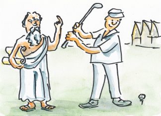 Lørdagsklummen: Golf og livsfilosofi går hånd i hånd Img710