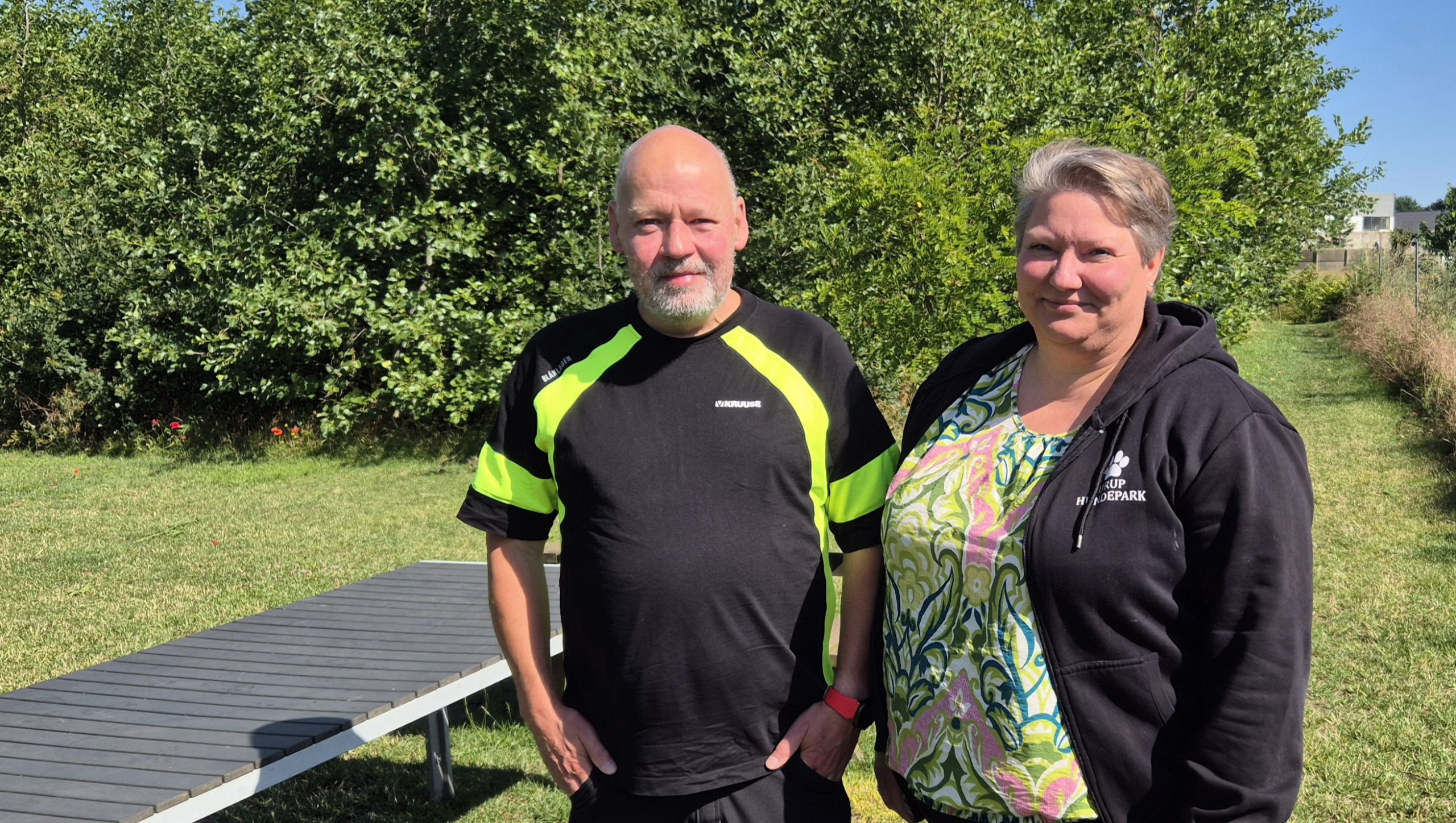 Bo Ørgren og Belinda Nissen, Urup Hundepark